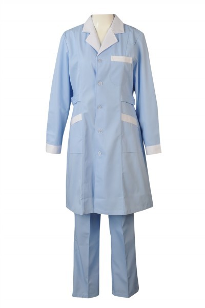 SKNU001 manufacturing white coat nurse's clothing, long sleeve nurse's pants, female doctor's beauty teacher's college split suit, pharmacy overalls, winter nurse's clothing price detail view-14